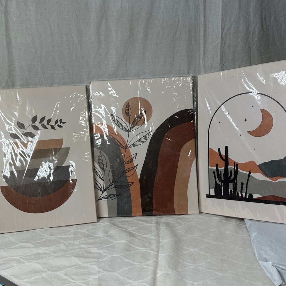 Abstract Desert Art Prints Set NEW